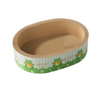 kowaku Tiragraffi per Gatti, Ciotola per Tiragraffi, Mobili per Animali, Sdraio per Riposare, Tavola Tiragraffi, Verde