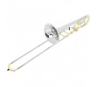 kowaku Trombone a Coulisse Ottoni Strumento Musicale Slide da Studio per Principianti con Kit Completo Custodia Compatta Adatto per Studenti Lezioni Prove Esibizioni