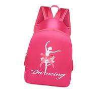 kowaku Zaino classica per ragazze, borsa da ballerina per danza, viaggi e sport, Rosa Rossa