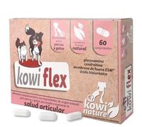 KOWINATURE Kowi Flex Integratore Alimentare Integratore Nutrizionale per Cani e Gatti Qualsiasi Età e Razza Ingredienti Naturali Aiuta a Mantenere la Salute Articolare Scatola 60 Capsule