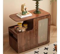 KOWJIFH Tavolini da divano per soggiorno Tavolini da caffè con ruote Comodino da camera da letto Tavolino mobile Carrello Libreria Tavolino da cocktail Mobiletto portaoggetti Credenza buffet