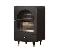 KOWJIFH Tavolo consolle da ingresso Credenza per divano Tavolino da caffè Comodino Scaffale per stoviglie Libreria Mobile portaoggetti in vetro con cassetti per cucina Foyer corridoio soggiorno bagno