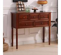 KOWJIFH Tavolo consolle da ingresso Credenza stretta a buffet Tavolino da caffè Mobile TV Libreria Armadio con cassetti per cucina Foyer divano corridoio soggiorno ufficio bagno