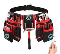 Kowsinde Cintura portautensili magnetica con 26 tasche per attrezzi da uomo, resistente e regolabile, borsa per attrezzi staccabile per elettricisti, falegnami, edilizia