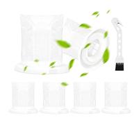 Koxtyzo 6 Pezzi Filtri di Ricambio Compatibili con Vorwerk Kobold VC100, Filtri per Vorwerk Kobold VC 100, con 1 Spazzola, Filtro Antipolvere per Aspirapolvere a Batteria per VC 100