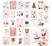 Koxtyzo Set di Cartoline Natalizie, 30 Pezzi Cartoline Natalizie in Formato A6 con Vari Stili/Design, Biglietti di Auguri Natalizi, Biglietti di Auguri di Buon Natale, Set di Cartoline per Natale