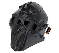 Koyheng Maschera Softair, Airsoft Mask Integrale con Staffa NVG Casco tattico con Guide Laterali e Maschera Protettiva