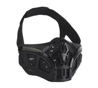 Koyheng Maschera Tattica Airsoft, Maschera Scorpion Regolabile per la Protezione del Mezzo Viso in Silicone a Rete Traspirante