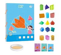 Koyoata Pull String 3D Geometry Learning Book, 3D Geometry Learning Book, Boutiquefortun Toy with 9/12/15 Solids,Teach Volume & Surface Area Formulas,Safe Braided Rope Design(Chinese) (15 Models)