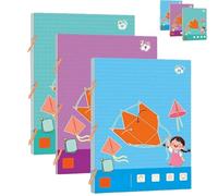 Koyoata Pull String 3D Geometry Learning Book, 3D Geometry Learning Book, Geometric Solids, Geometrys for Beginners with 9/12/15 Solids Geometric Models(Chinese) (Mix)