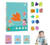 Koyoata Pull String 3D Geometry Learning Book, 3D Geometry Learning Book, Geometrys for Beginners, with 9/12/15 Solids Geometric Models, Braided Rope Design (12-model)