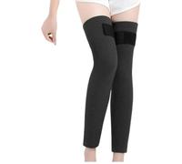 Koyojpoe Ginocchiere Termiche Unisex, Maniche CaLde InvernaLi Per Supporto Per L'artrite, Protezione Per Le Gambe,ModeLLo Quattro Stagioni Grigio Scuro 50 Cm,M