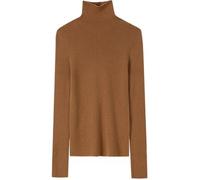 Koyojpoe Maglione da Donna in Pura Lana A Collo Alto E Filato Fine, Spesso, Aderente, Caldo E Perfetto da Indossare A Strati.,Noce (Dolcevita),S（45-52,5 kg）