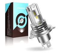 KOYOSO H4 LED 5000LM 25W Lampadine Compatibile 12V Moto Scooter Abbaglianti e Anabbaglianti, Confezione da 1