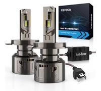 KOYOSO LED H4 Lampadine CANBUS: Nessun Errore Kit Lampade Fari 36000LM 200W Super Luminoso Luci - 6500K Bianco Freddo LED Abbagliante e Anabbagliante Sostituzione per 12V Auto