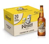 Kozel Birra Premium Lager, Cassa Birra con 20 Birre in Bottiglia da 50 cl, 10 L, Pale Lager dal Gusto Ricco e Bilanciato, Gradazione Alcolica 4.6% Vol