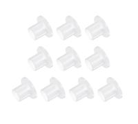 Kozelo 10pz Boccole a Flangia in Nylon [Foro 10mm x OD 12mm x Lunghezza 14mm] Boccole in Plastica Nylon per Albero, Bianche