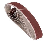 Kozelo 10Pz Cinghie Levigatura 38mm x 762mm Grana 120 Ossido Alluminio Carta Vetrata Abrasiva Per Levigatrice A Nastro Lavorazione Metalli Lavorazione Legno Rimozione Ruggine