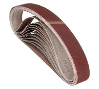 Kozelo 10Pz Cinture Levigatura 25mm x 1067mm Grana 100 Ossido Alluminio Carta Vetrata Abrasiva Per Smerigliatrice A Nastro Levigatura Metalli Lavorazione Legno Rimozione Ruggine