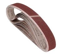 Kozelo 10Pz Cinture Levigatura 25mm x 1067mm Grana 40 Ossido Alluminio Carta Vetrata Abrasiva Per Smerigliatrice A Nastro Lavorazione Metallo Lavorazione Legno Rimozione Ruggine