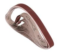 Kozelo 10Pz Cinture Levigatura 25mm x 457mm Grana 600 Ossido Alluminio Carta Vetrata Abrasiva Per Smerigliatrice A Nastro Levigatura Metalli Lavorazione Legno Rimozione Ruggine