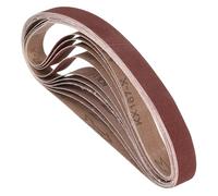 Kozelo 10Pz Cinture Levigatura 30mm x 533mm Grana 100 Ossido Alluminio Carta Vetrata Abrasiva Per Smerigliatrice A Nastro Lavorazione Metallo Lavorazione Legno Rimozione Ruggine