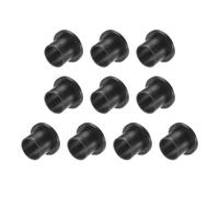 Kozelo 10pz Cuscinetti a Boccola Flangiata in Nylon [8,5mm Foro x 10mm OD x 10mm Lunghezza] Boccole in Plastica Nylon per Albero, Nero