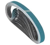 Kozelo 12 pcs Cinture Di Levigatura 1 X 30 Pollici 100 Grana Zirconia Cintura Abrasiva Carta Smeriglio Per Smerigliatrice A Nastro Levigatura Metalli Lavorazione Legno Rimozione Ruggine