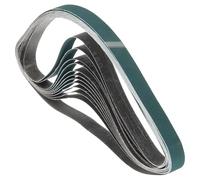 Kozelo 12 pcs Cinture Di Levigatura 1 X 42 Pollici 180 Grana Zirconia Carta Smeriglio Per Smerigliatrice A Nastro Per Metalli Lavorazione Legno Rimozione Ruggine Saldatura