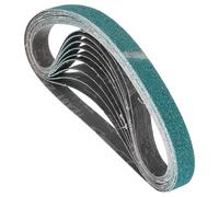 Kozelo 12 Pezzi Cinture Di Levigatura 1 X 42 Pollici 24 Grana Zirconia Carta Smeriglio Per Smerigliatrice A Nastro Per Metallo Legno Rimozione Ruggine Saldatura