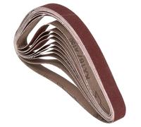 Kozelo 12Pz Cinture Levigatura 25mm x 762mm Grana 150 Ossido Alluminio Carta Vetrata Abrasiva Per Smerigliatrice A Nastro Lavorazione Legno Rimozione Ruggine