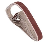 Kozelo 12Pz Cinture Levigatura 25mm x 762mm Grana 240 Carta Vetrata All'ossido Alluminio Per Smerigliatrice A Nastro Lavorazione Legno Rimozione Ruggine