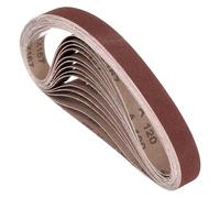 Kozelo 15Pz Cinture Levigatura 30mm x 533mm Grana 120 Ossido Alluminio Carta Vetrata Abrasiva Per Smerigliatrice A Nastro Lavorazione Metallo Lavorazione Legno Rimozione Ruggine