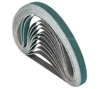 Kozelo 20 pcs Cinture Di Levigatura 1/2 X 18 Pollici Grana 80 Cintura Abrasiva In Zirconia Carta Smeriglio Per Smerigliatrice A Nastro Levigatura Metalli Rimozione Ruggine
