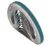 Kozelo 20 pcs Cinture Di Levigatura 1/2 X 24 Pollici Grana 40 Cintura Abrasiva In Zirconio Carta Per Levigatrice A Nastro Per Smerigliatrice A Nastro Levigatura Metalli Rimozione Ruggine