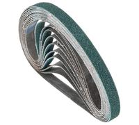 Kozelo 20 pcs Cinture Di Levigatura 3/8 X 13 Pollici Grana 60 Cintura Abrasiva In Zirconia Carta Smeriglio Per Smerigliatrice A Nastro Per Metallo Rimozione Ruggine Saldatura