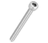 Kozelo 20pz Viti a Testa Cilindrica Esagonale - [M4-0.7 x 45mm] Acciaio Inossidabile 304 Filettatura Completa Allen Drive per Stampante 3D Ventola Raffreddamento Sostituzione, Argento