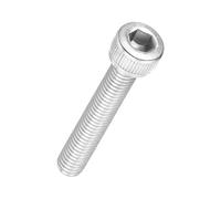 Kozelo 25pz Viti a Testa Cilindrica Esagonale - [M5-0.8 x 30mm] Acciaio Inossidabile 304 Filettatura Completa Allen Drive per Stampante 3D Ventola Raffreddamento Sostituzione, Argento