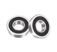 Kozelo 2pz Cuscinetto a Sfere Flangiato F6001-2RS - [12x28x8mm] Cuscinetti a Flangia di Ricambio per Stampanti, Motori, Scatole del Cambio | Acciaio al Cromo, ABEC1
