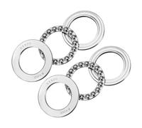 Kozelo 2pz Cuscinetto Assiale a Sfere 51106 30x47x11mm Acciaio Cromato | Cuscinetto Assiale Miniature con Rondella per Uso Macchine Utensili