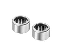 Kozelo 2pz HK1412 Ago Rullo Cuscinetti - 14mm x 20mm x 12mm Aperto Terminale per Cambio Uso, Cromo Acciaio Rulli