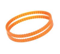 Kozelo 2pz MB250 Cinghie Motore Standard Macchine Cucire - [250mm Circonferenza x 4mm Spessore ] Cinghia Trasmissione Poliuretano per Macchine Cucire Elettriche Singolo Dente Arancione