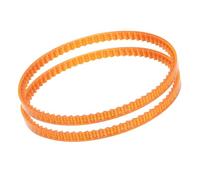 Kozelo 2pz MB300 Cinghie Motore Standard Macchine Cucire - [300mm Circonferenza x 4mm Spessore ] Cinghia Trasmissione Poliuretano per Macchine Cucire Elettriche Singolo Dente Arancione