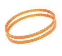 Kozelo 2pz MB330 Cinghie Motore Standard Macchine Cucire - [330mm Circonferenza x 4mm Spessore ] Cinghia Trasmissione Poliuretano per Macchine Cucire Elettriche Singolo Dente Arancione