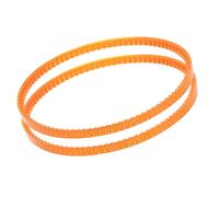 Kozelo 2pz MB370 Cinghie Motore Standard Macchine Cucire - [370mm Circonferenza x 4mm Spessore ] Cinghia Trasmissione Poliuretano per Macchine Cucire Elettriche Singolo Dente Arancione