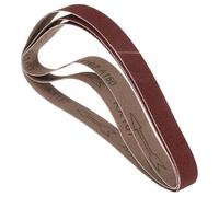 Kozelo 3Pz Cinture Levigatura 25mm x 762mm Grana 150 Ossido Alluminio Carta Vetrata Abrasiva Per Smerigliatrice A Nastro Levigatura Metalli Lavorazione Legno Rimozione Ruggine