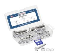 Kozelo 40 pcs Kit Bulloni Dadi E Rondelle - [5/16"-18x2"] 304 Acciaio Inossidabile Assortimento Bulloni Esagonali Filettati Interamente Testa Esagonale Guida Esterna A Destra, Tonargento