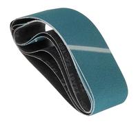 Kozelo 5 pcs Cinture Di Levigatura 4 X 36 Pollici 100 Grana Cintura Abrasiva In Zirconio Carta Per Levigatrice A Nastro Per Levigatrice A Nastro Smerigliatura Metalli Rimozione
