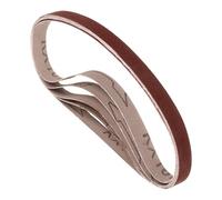 Kozelo 5Pz Cinghie Levigatura 10mm x 533mm Grana 320 Ossido Alluminio Carta Vetrata Abrasiva Per Smerigliatrice A Nastro Levigatura Metalli Lavorazione Legno Rimozione Ruggine