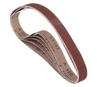 Kozelo 5Pz Cinture Levigatura 25mm x 762mm Grana 120 Ossido Alluminio Carta Vetrata Abrasiva Per Smerigliatrice A Nastro Levigatura Metalli Lavorazione Legno Rimozione Ruggine